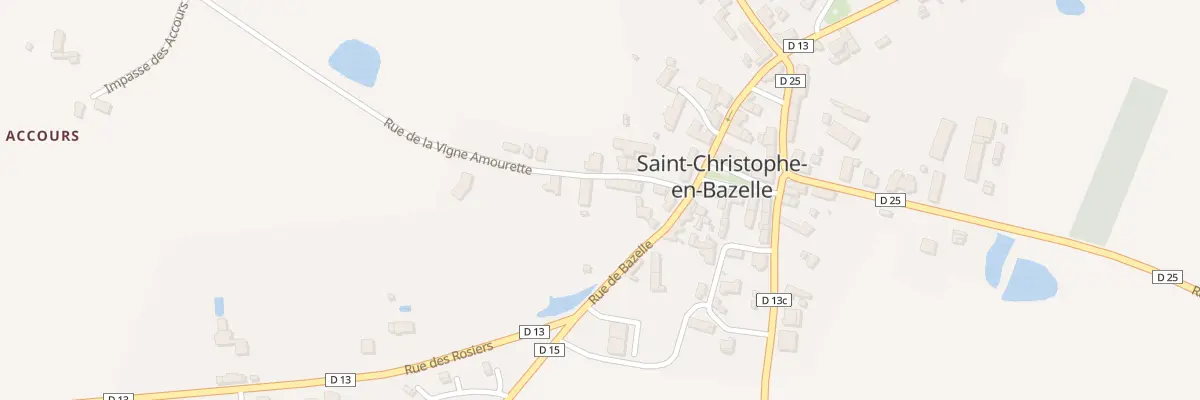 Plan du 4 Rue de la Vigne Amourette à Saint-Christophe-en-Bazelle