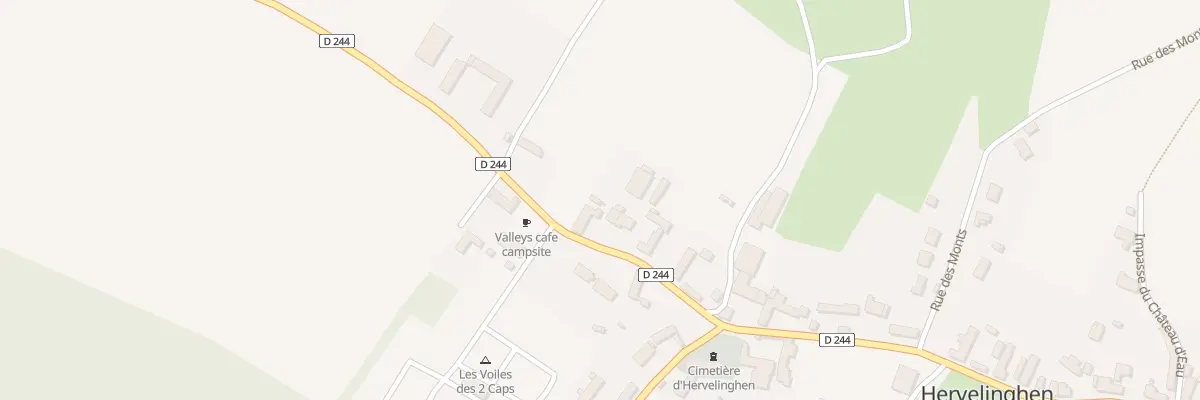 Plan du 870 Rue Principale (Cd 244) à Hervelinghen