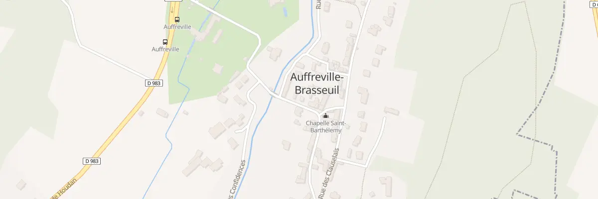 Plan du 3 Rue du Village à Auffreville-Brasseuil