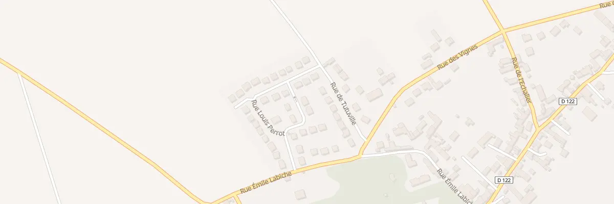 Plan du 12 Rue du Chalet à Béville-le-Comte