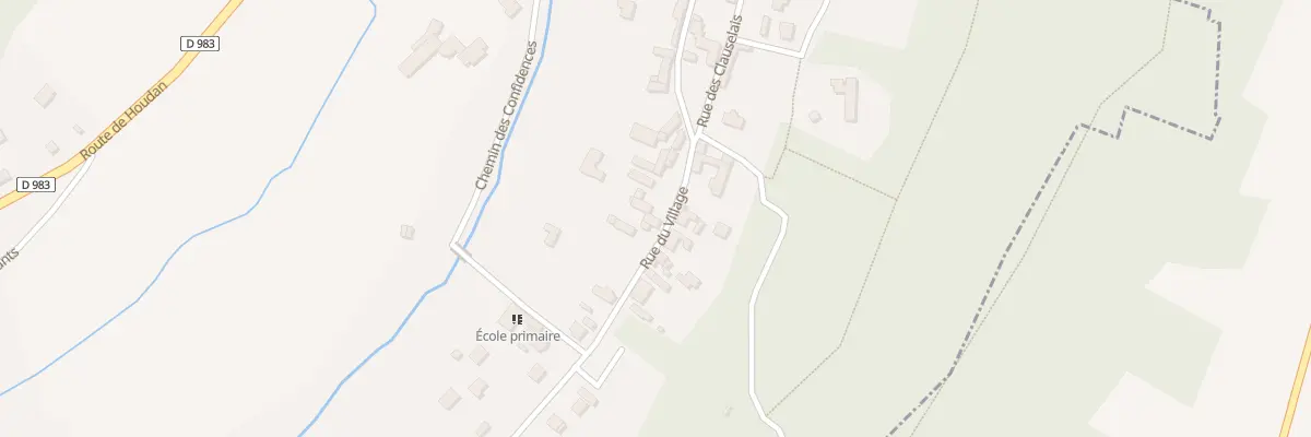 Plan du 20B Rue du Village à Auffreville-Brasseuil