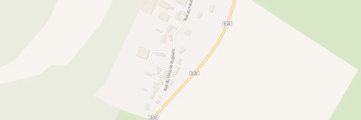 Plan du 17 Rue du Haut de Rogeant à Tœufles