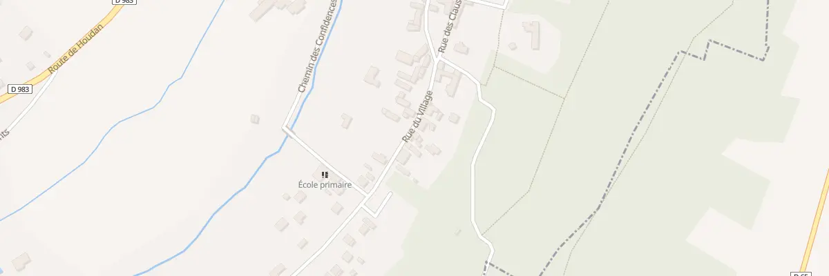 Plan du 33 Rue du Village à Auffreville-Brasseuil