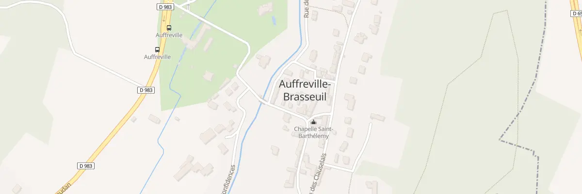 Plan du 5 Rue du Village à Auffreville-Brasseuil