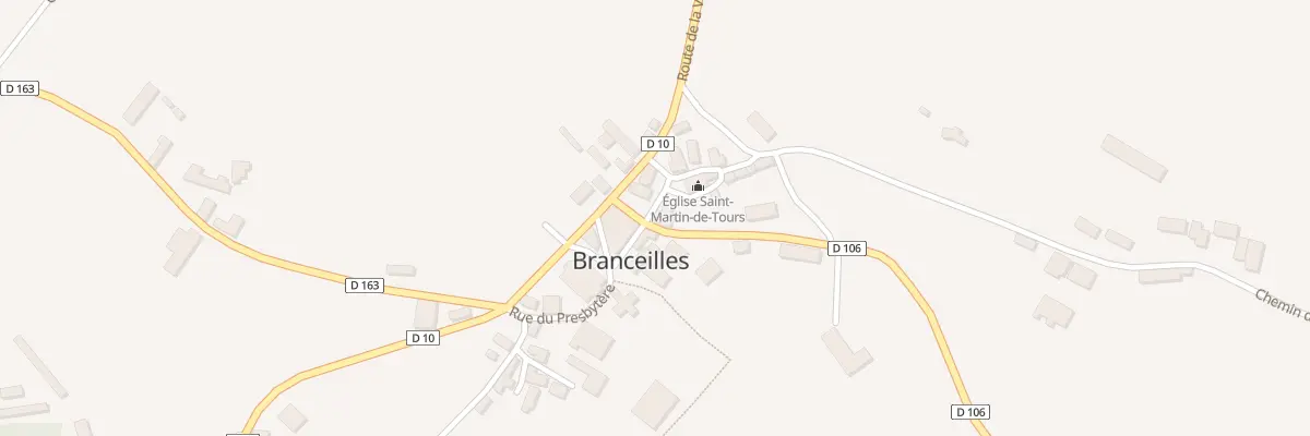 Plan du 131 Pl de l’Église à Branceilles