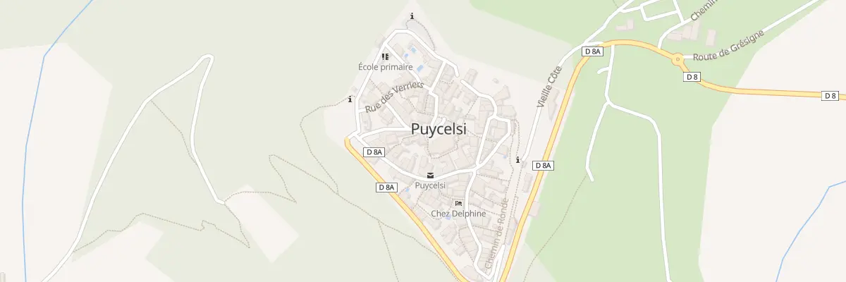 Plan du 5266 Pl du Four à Puycelsi