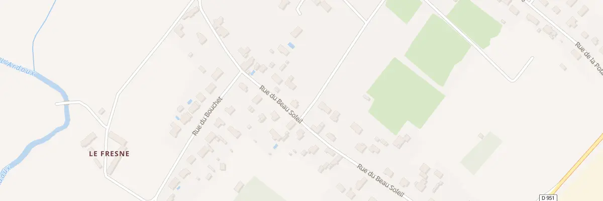 Plan du 233 Rue du Beau Soleil à Dry