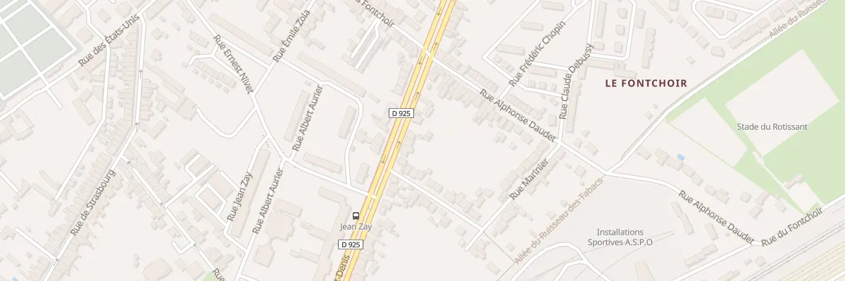 Plan du 122 Bd Saint-Denis à Châteauroux