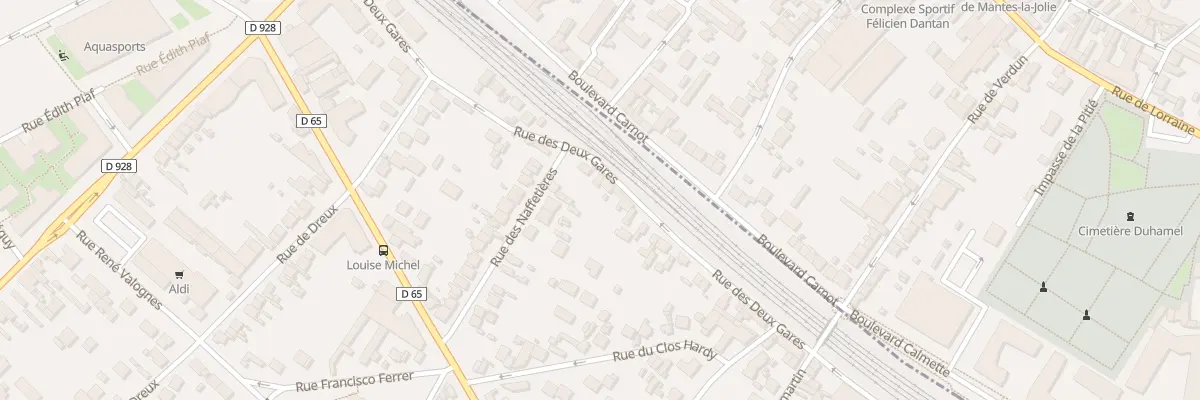Plan du 47 Rue des Deux Gares à Mantes-la-Ville