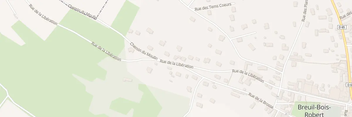 Plan du 42 Rue de la Libération à Breuil-Bois-Robert