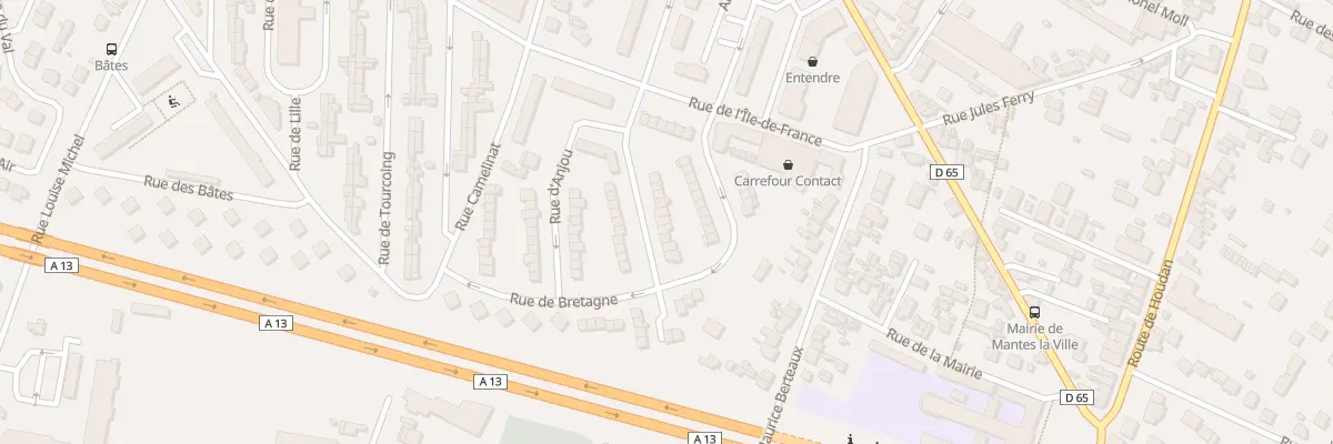 Plan du 27 Rue de Normandie à Mantes-la-Ville