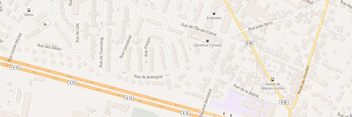 Plan du 29 Rue de Normandie à Mantes-la-Ville
