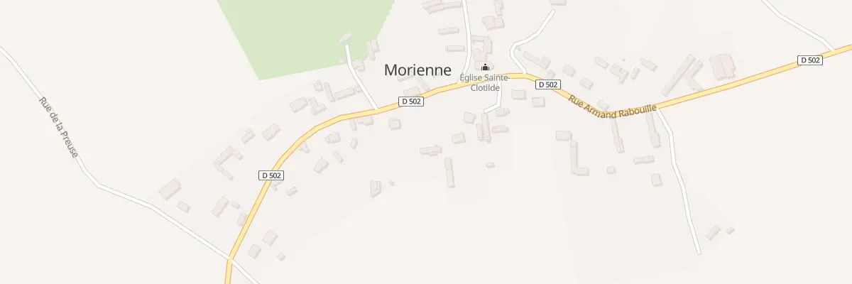 Plan du 5021 Le Bourg à Morienne