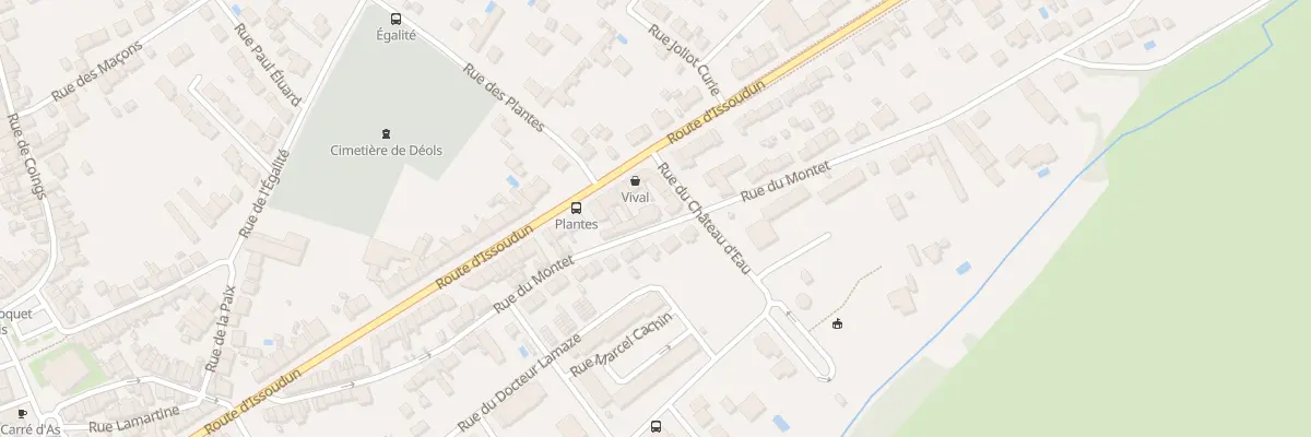 Plan du 49 Rue du Montet à Déols