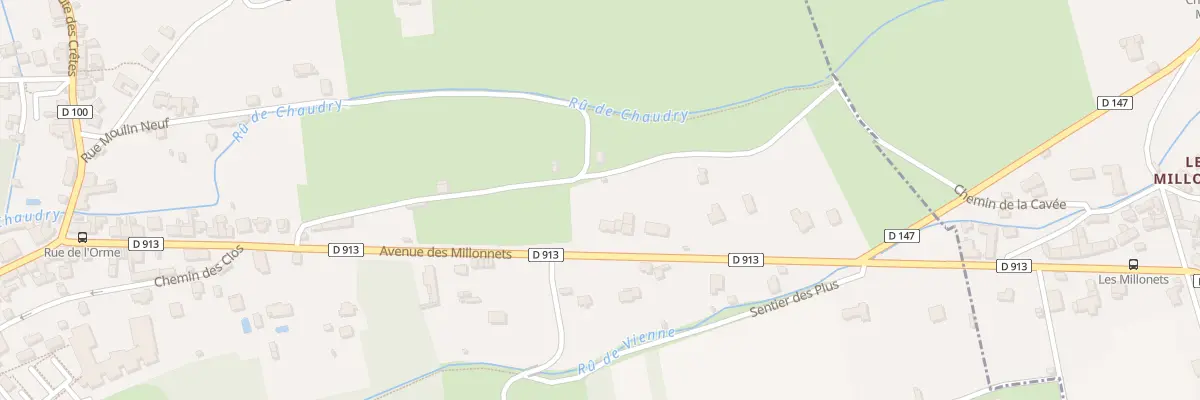 Plan du 33B Av des Millonnets à Vétheuil