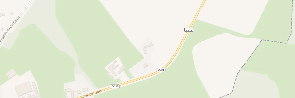 Plan du 93 Rte de Samer à Verlincthun