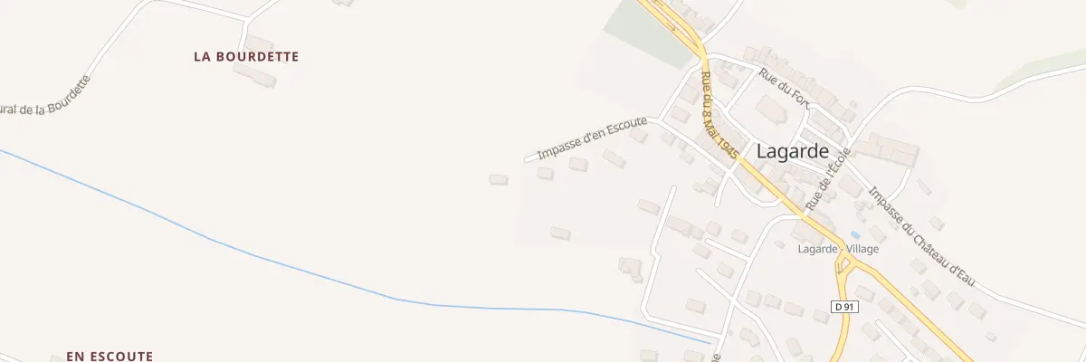 Plan du 247 Cazal du Village à Lagarde