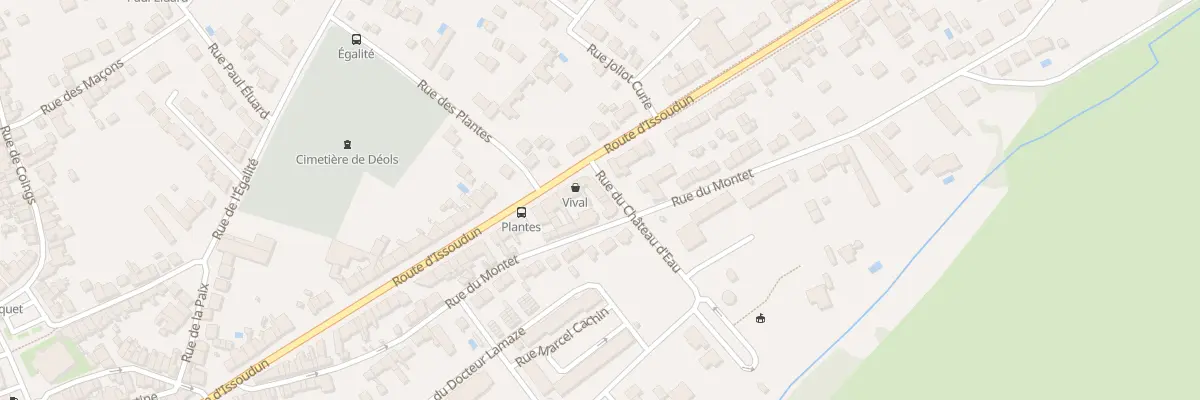 Plan du 5 Rue du Château d’Eau à Déols