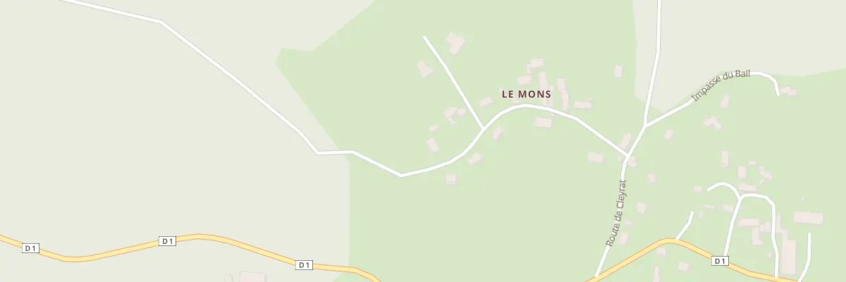 Plan du 266 Imp du Mons à Cornil