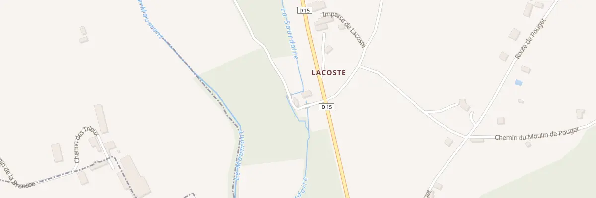 Plan du 5021 Lacoste à La Chapelle-aux-Saints