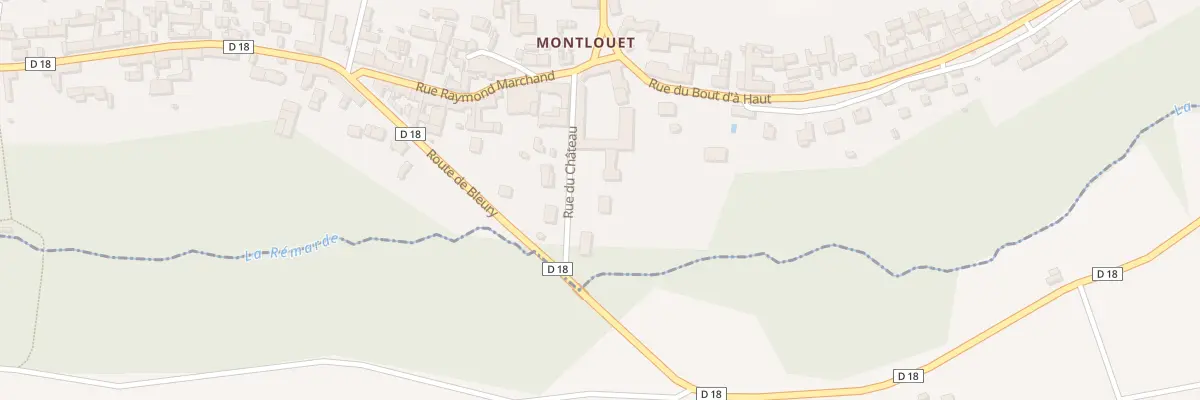 Plan du 1 Rue du Château à Gallardon