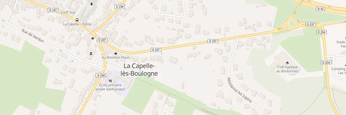 Plan du 235 Av de la Forêt à La Capelle-lès-Boulogne