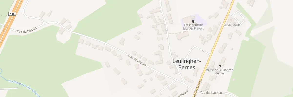 Plan du 160 Rue de Bernes à Leulinghen-Bernes