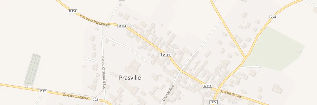 Plan du 21 Rue de la Republique à Prasville
