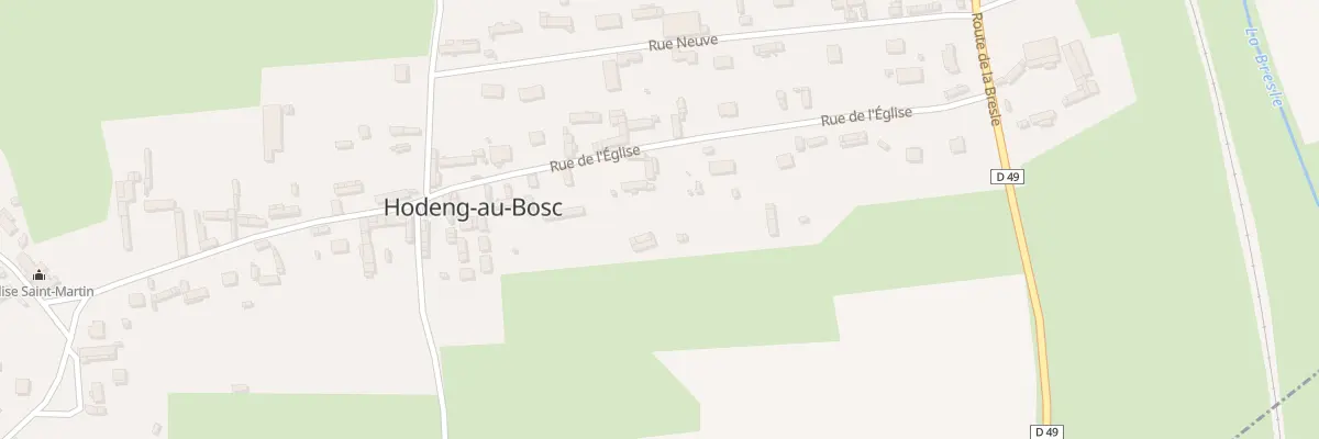 Plan du 5134 Le Bourg à Hodeng-au-Bosc