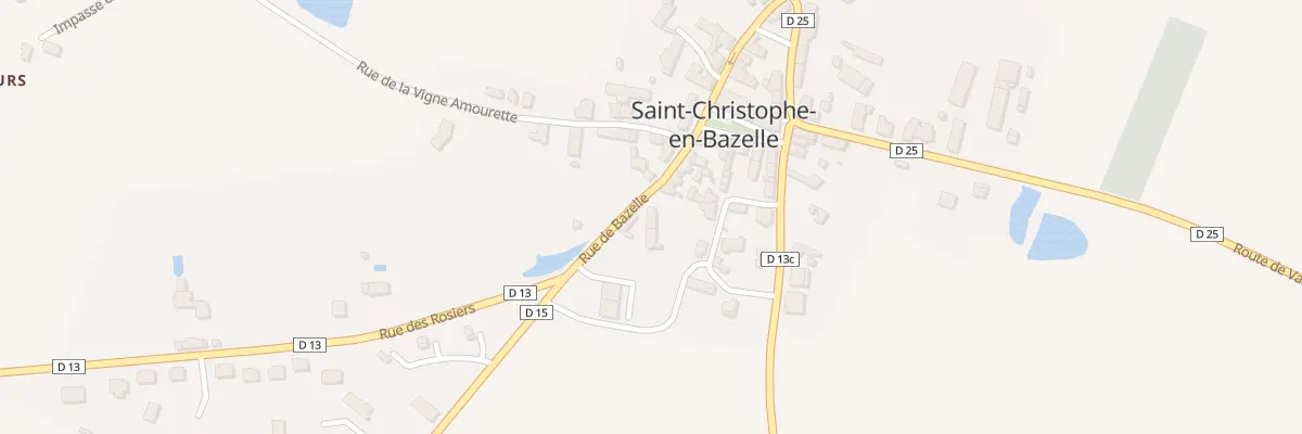 Plan du 17 Rue de Bazelle à Saint-Christophe-en-Bazelle