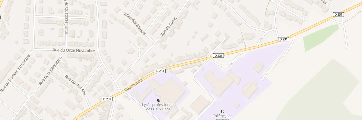 Plan du 81 Rue Pasteur à Marquise