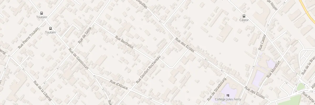 Plan du 16 Rue Denfert Rochereau à Mantes-la-Jolie