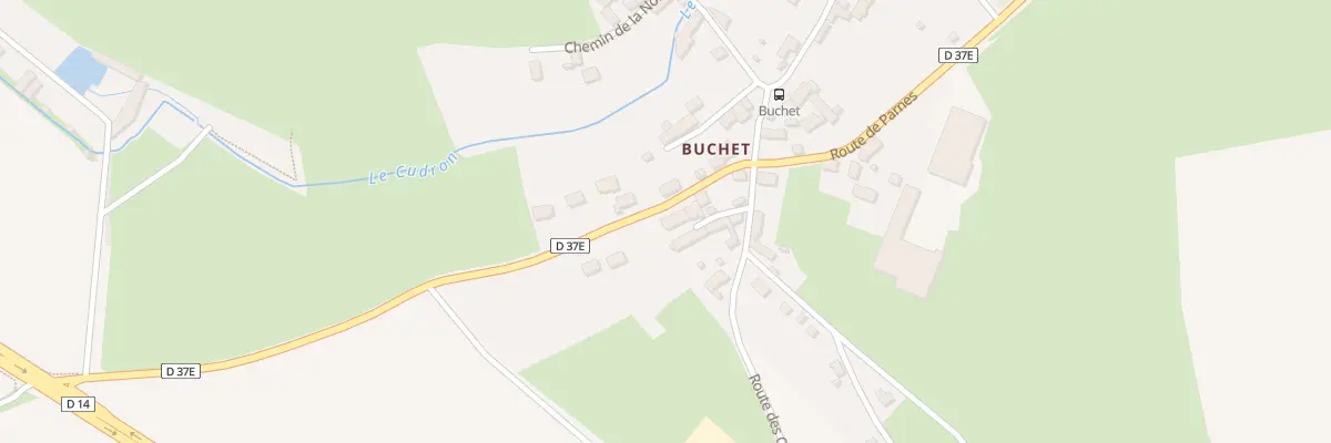 Plan du 2 Rte de Parnes à Buhy