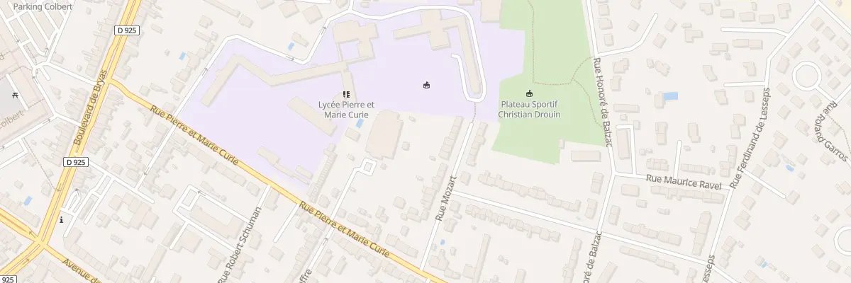 Plan du 21 Rue Mozart à Châteauroux