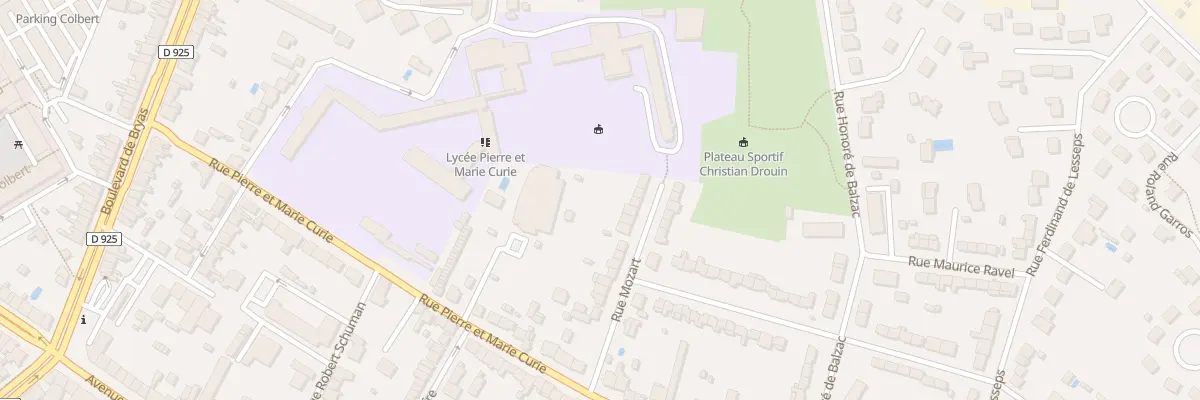 Plan du 23 Rue Mozart à Châteauroux