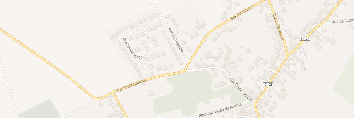 Plan du 3 Rue de Tutuville à Béville-le-Comte