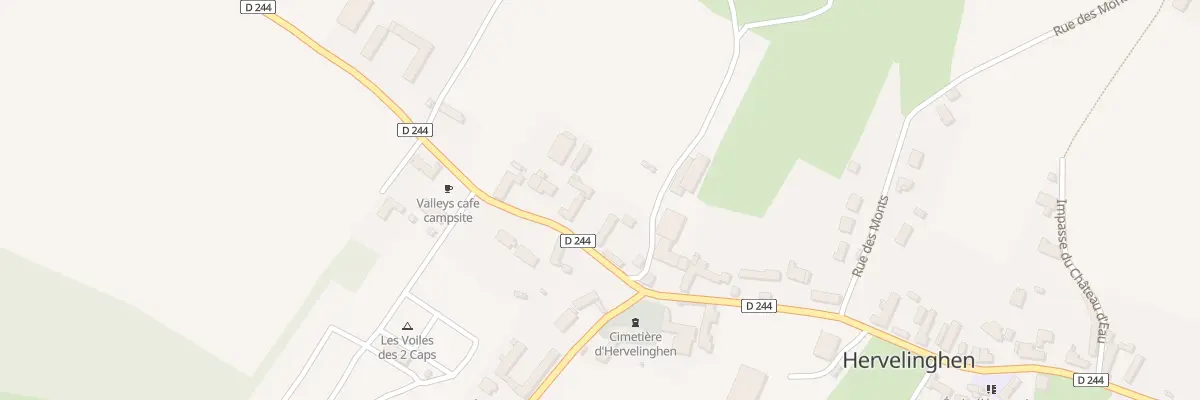 Plan du 830 Rue Principale (Cd 244) à Hervelinghen