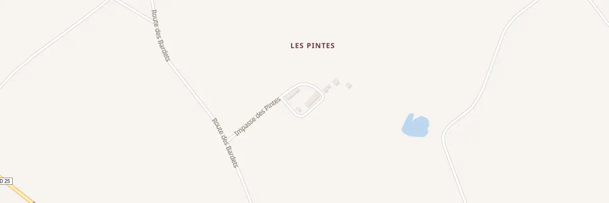 Plan du 5142 Les Pintes à Saint-Christophe-en-Bazelle