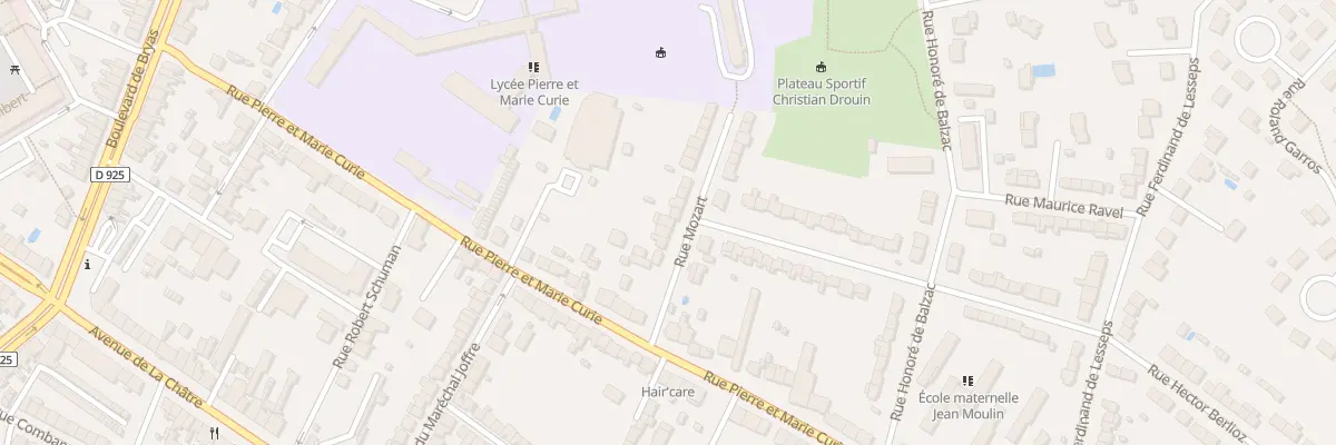 Plan du 9 Rue Mozart à Châteauroux