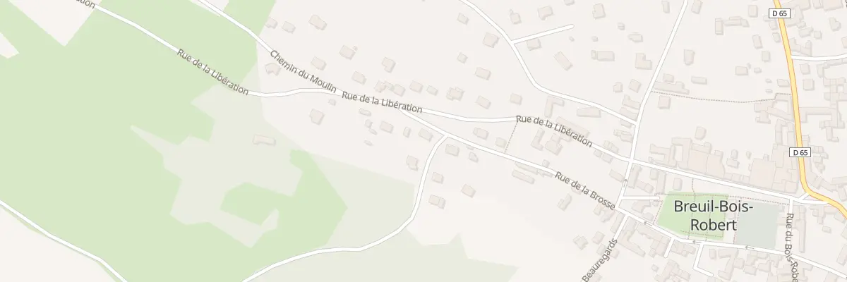 Plan du 47 Rue de la Brosse à Breuil-Bois-Robert