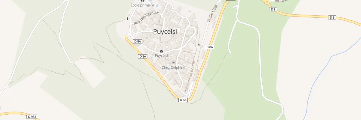 Plan du 2 Rue de la Limpade à Puycelsi