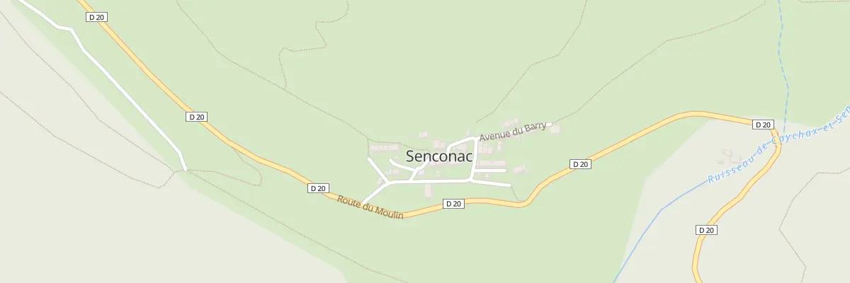 Plan du 7 Rue des Lavoirs à Caychax-et-Senconac