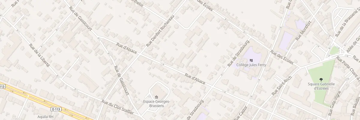 Plan du 46 Rue d’Alsace à Mantes-la-Jolie