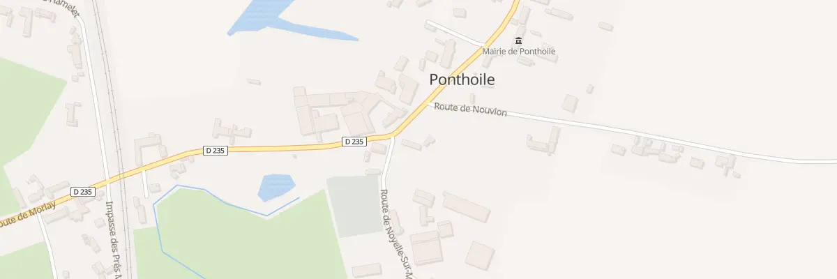 Plan du 2 Rte de Noyelles à Ponthoile