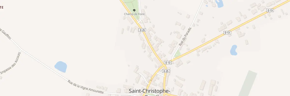 Plan du 8 Rue Jean Viallard à Saint-Christophe-en-Bazelle