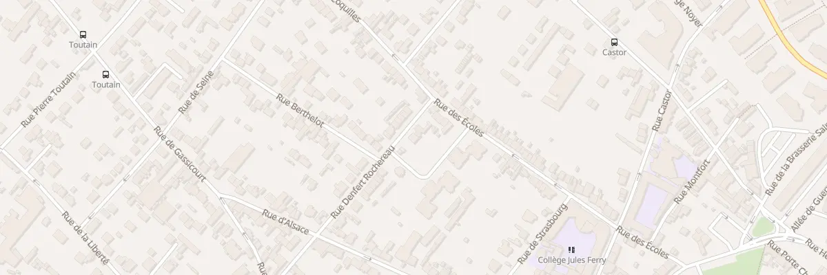 Plan du 5 Rue Denfert Rochereau à Mantes-la-Jolie
