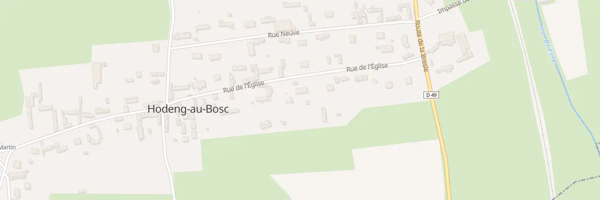 Plan du 5133 Le Bourg à Hodeng-au-Bosc