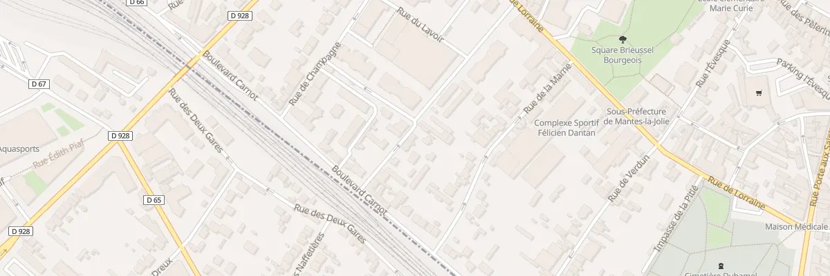 Plan du 13 Rue de la Somme à Mantes-la-Jolie