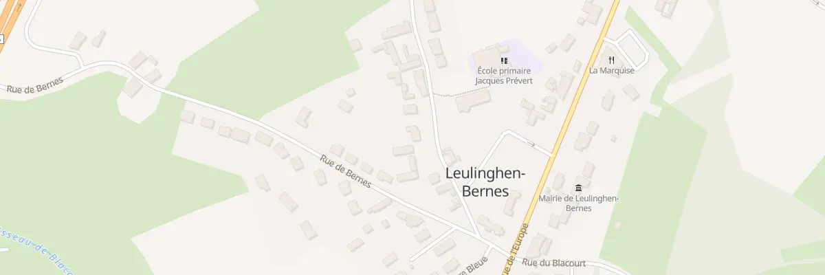Plan du 105 Rue d’Uzelot à Leulinghen-Bernes