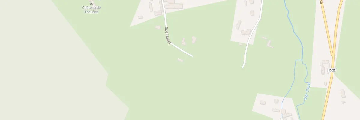Plan du 6 Rue Hallet à Tœufles